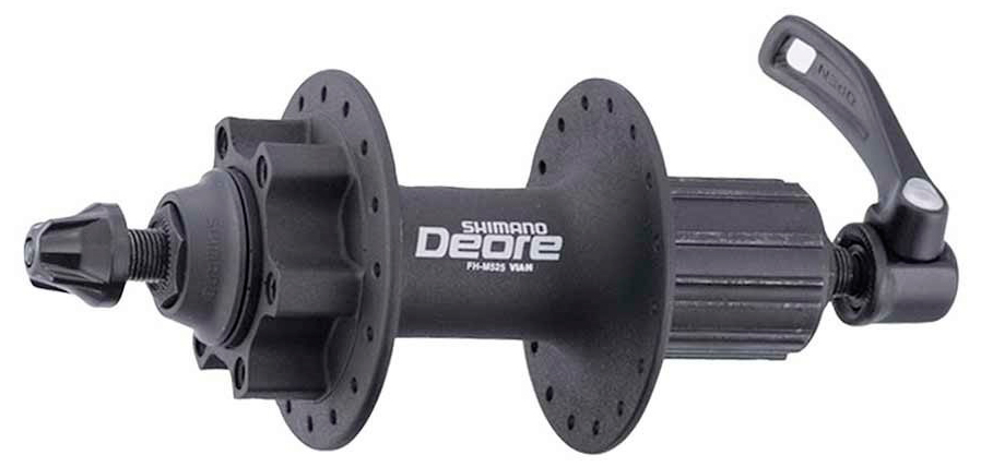 фото Втулка передняя shimano deore m525a, 32 отв, qr, 6-болт