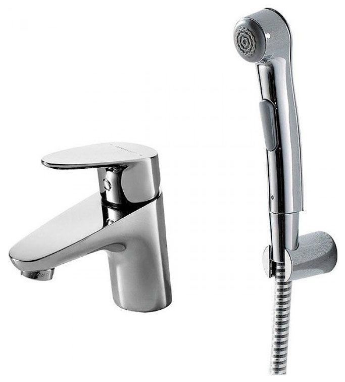 

Смеситель с гигиеническим душем BRAVAT DROP-D F148162C-1 хром, Drop-D F148162C-1