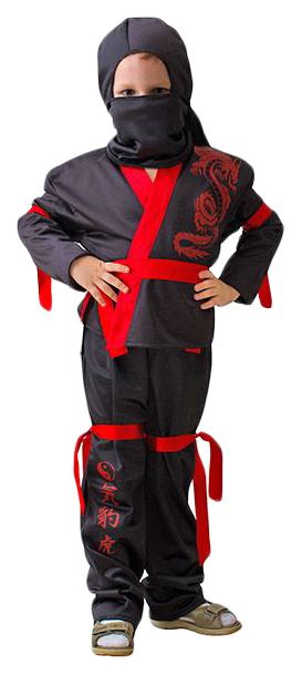 фото Карнавальный костюм бока ниндзя, цв. черный р.122