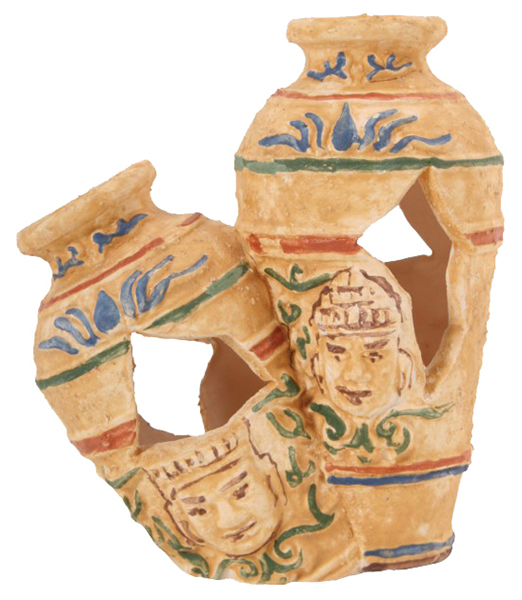 

Грот для аквариума ZOLUX Амфора двойная серия Иероглифы, керамика, 8х8х18 см, Амфора двойная серия Иероглифы