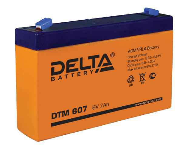 фото Аккумулятор для ибп delta dtm 607