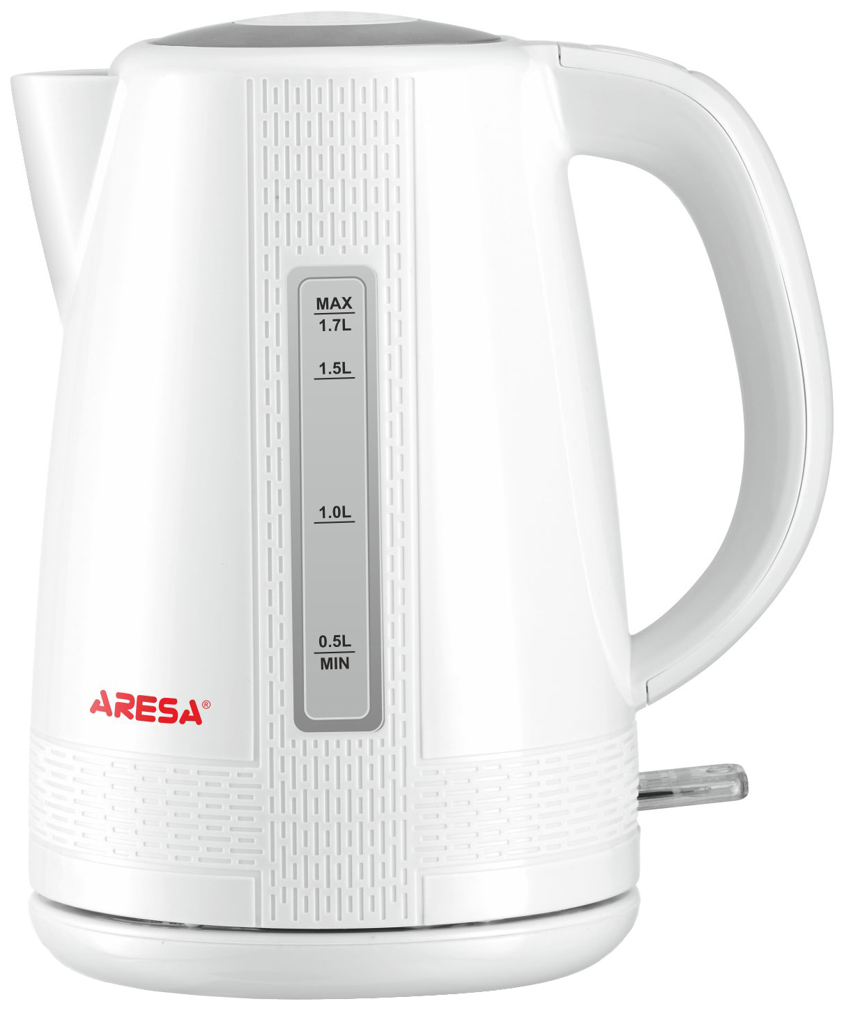 Чайник электрический Aresa AR-3438 1.7 л белый фен aresa ar 3216