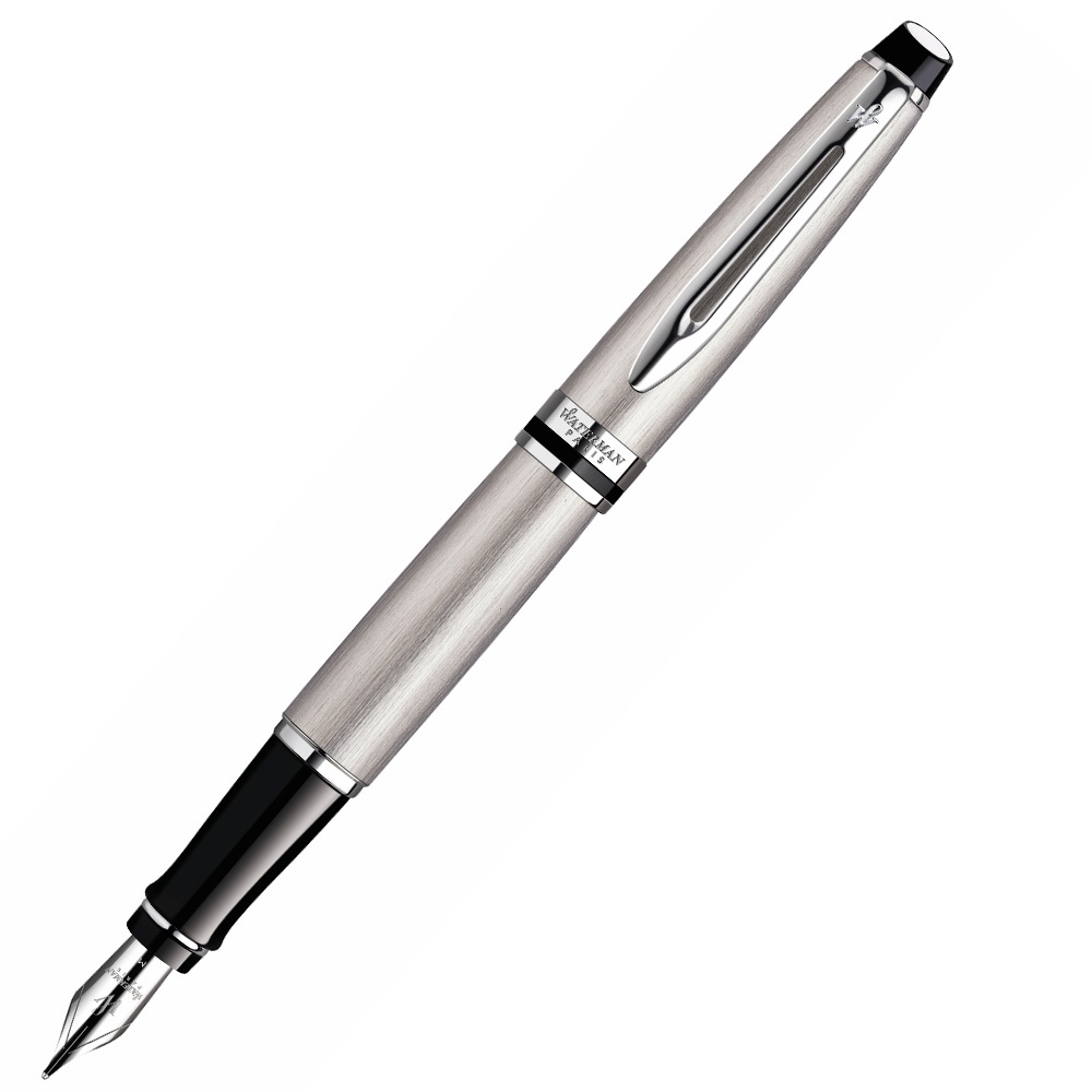 фото Ручка перьевая waterman expert - stainless steel ct, f