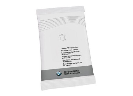 фото Салфетки для ухода за кожей bmw genuine car interior leather cleaning 10 шт, 83122298225