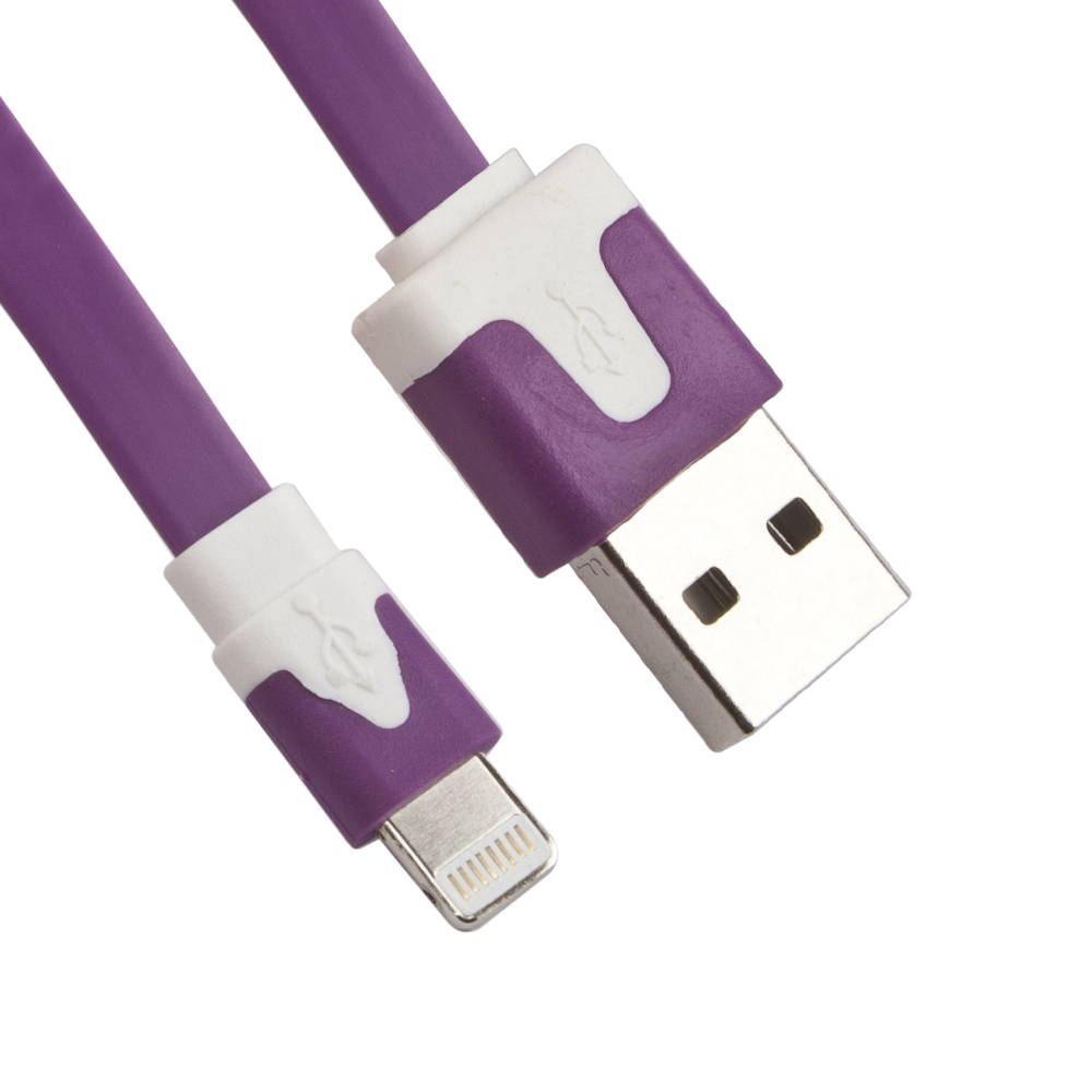 фото Кабель liberty project lightning 1м purple