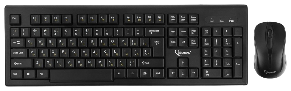 Комплект клавиатура и мышь Gembird KBS-8002