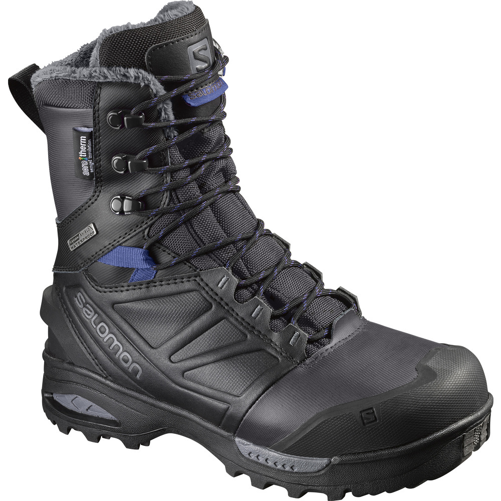 фото Ботинки salomon toundra pro cs wp l39972200, phantom/black/amparo blue, 4 uk