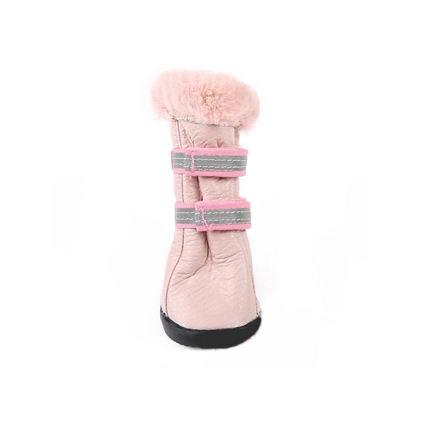 

Сапоги для собак FOR MY DOGS, зимние, с резиновой подошвой, розовые, FMD636-2018 P 2, FMD636-2018 P 2