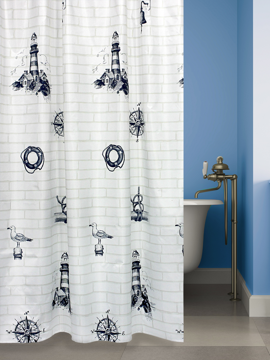 

Штора для ванной BATH PLUS Shell-Anchor