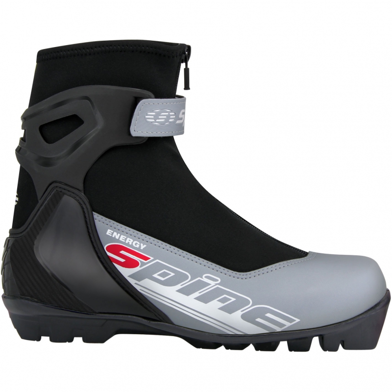 фото Ботинки для беговых лыж spine energy 458 sns 2019, black/grey, 46