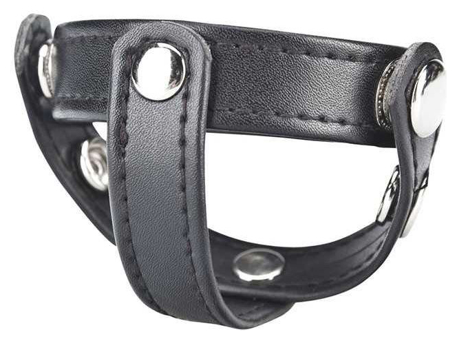 Генитальная сбруя BlueLine T-Style Cock Ring с разделителем мошонки