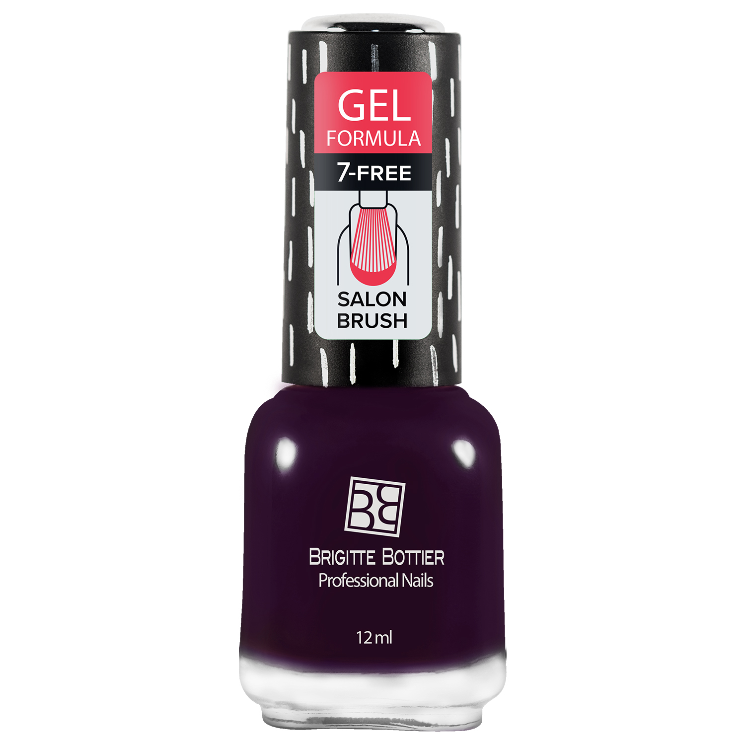 

Лак с гелевым эффектом Brigitte Bottier Gel Formula тон 39 винный, 12 мл