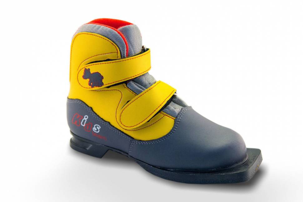 

Ботинки для беговых лыж Spine Kids 2019, grey/yellow, 32, Kids