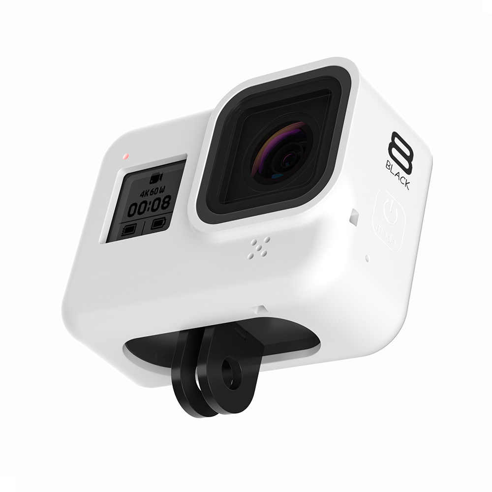 фото Telesin силиконовый чехол для gopro hero 8 white