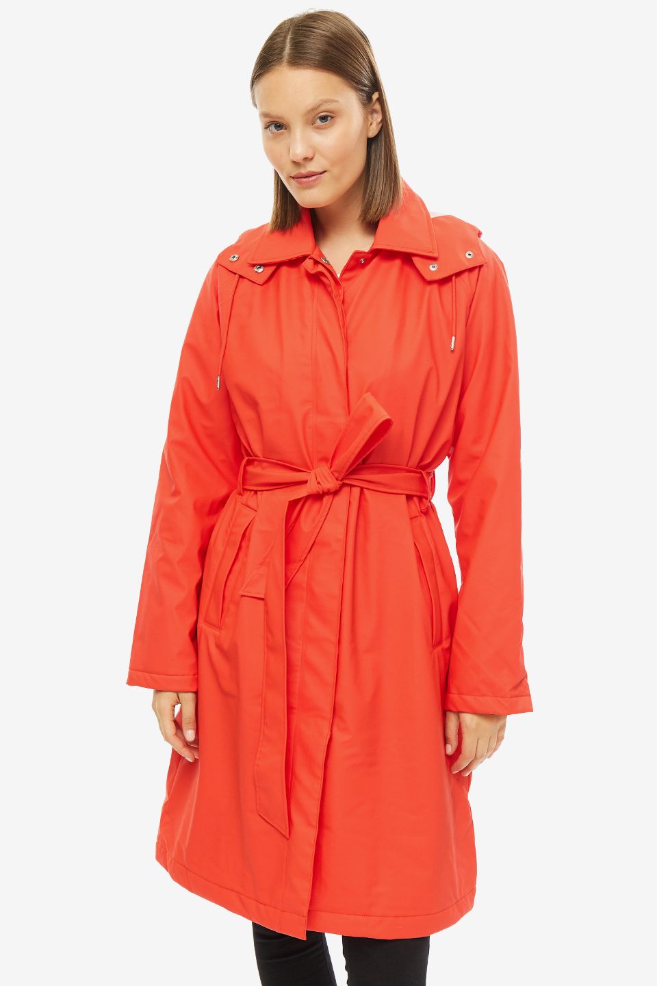 Дождевик женский Rains 1513 красный XXS/XS
