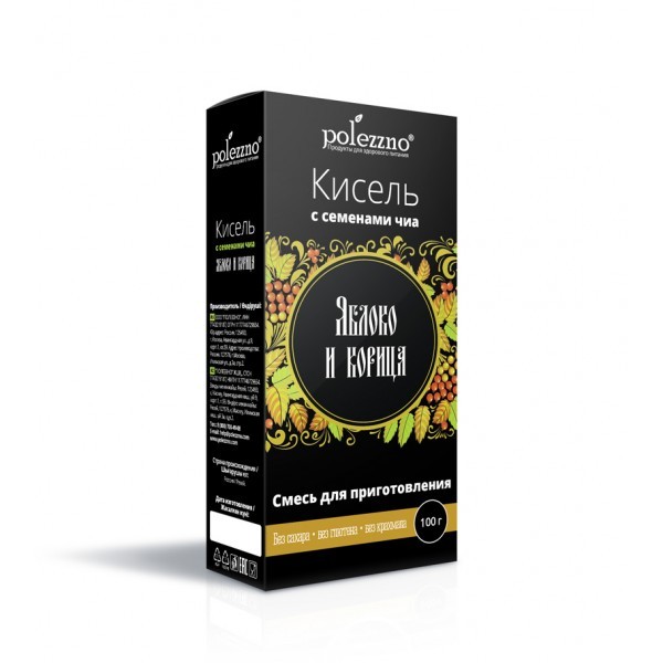 

Кисель Polezzno яблоко и корица 100 г