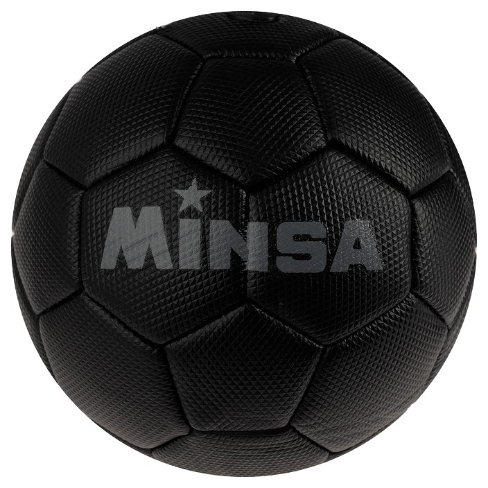 фото Футбольный мяч minsa 44819 №2 black