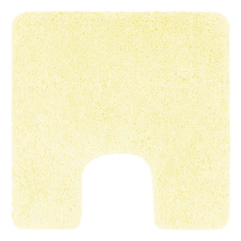 фото Коврик для туалета spirella highland, 55х55см, полиэстер, цвет желтый