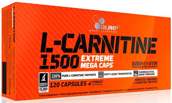 Olimp L-Carnitine Extreme Mega Caps, 120 капсул