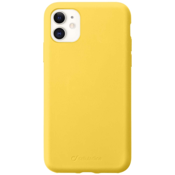 фото Чехол cellular line sensation для apple iphone 11 yellow