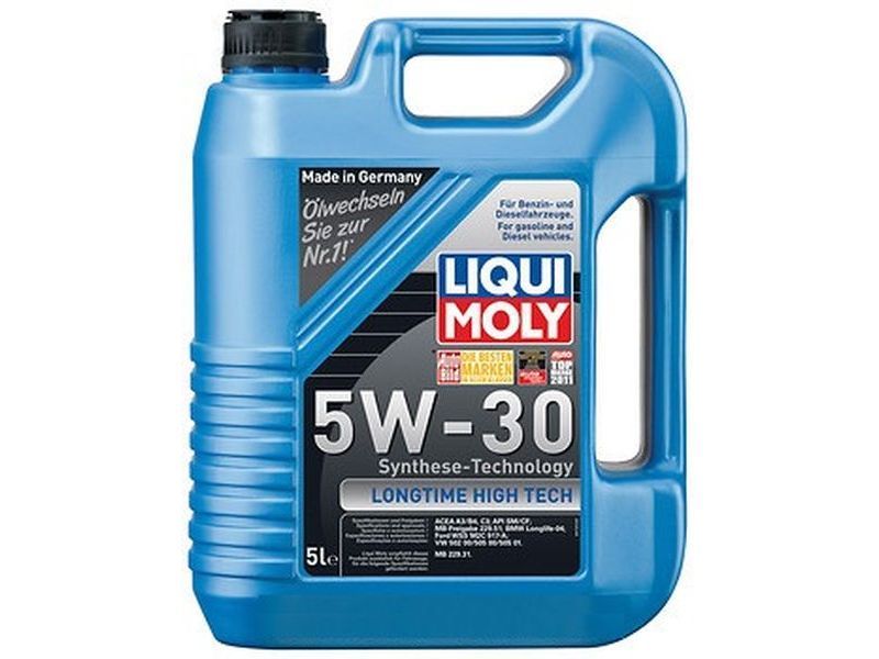 

Моторное масло Liqui Moly Longtime High Tech 7564 5W30 5л, Longtime High Tech