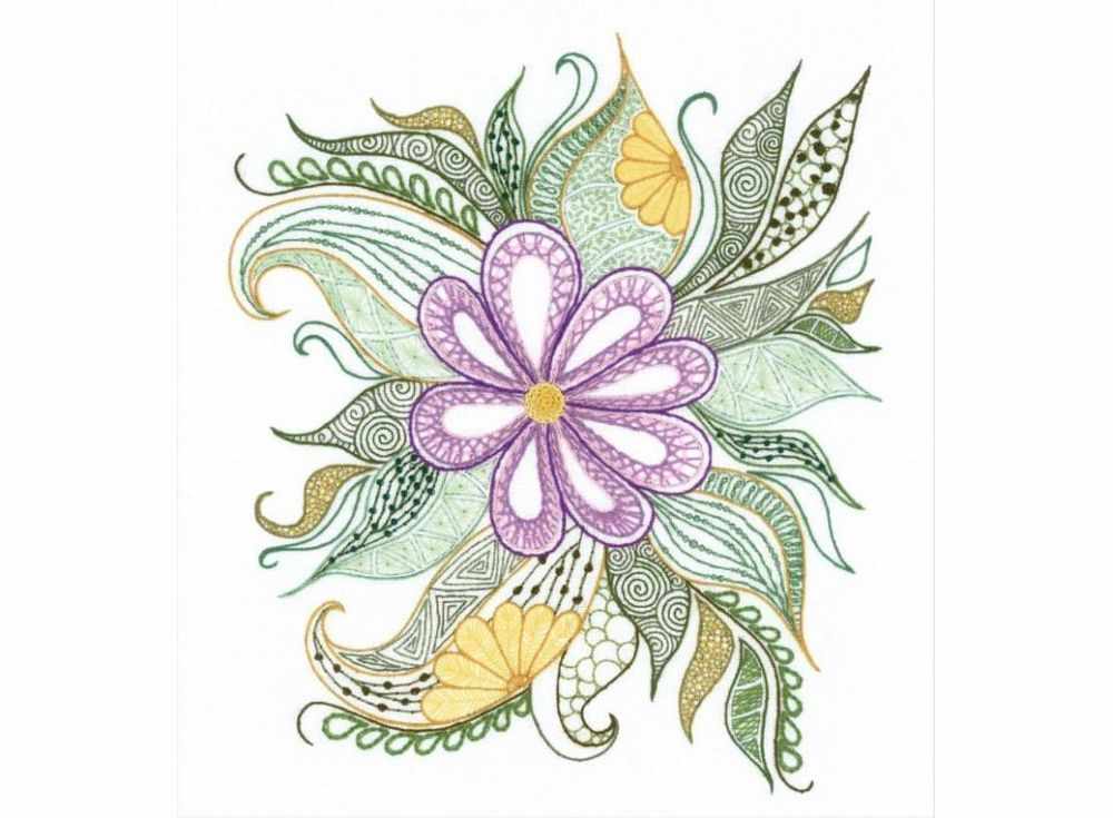 фото Набор для вышивания риолис прекрасный цветок137154