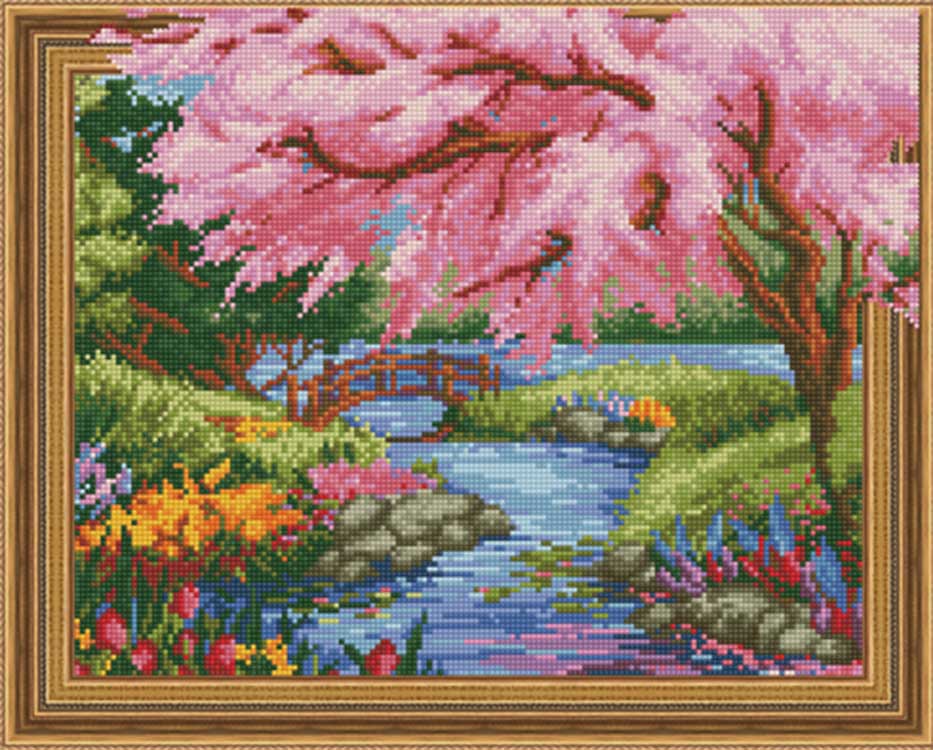 

Алмазная вышивка Molly Весна в разгаре, 40x50 см, Весна в разгаре