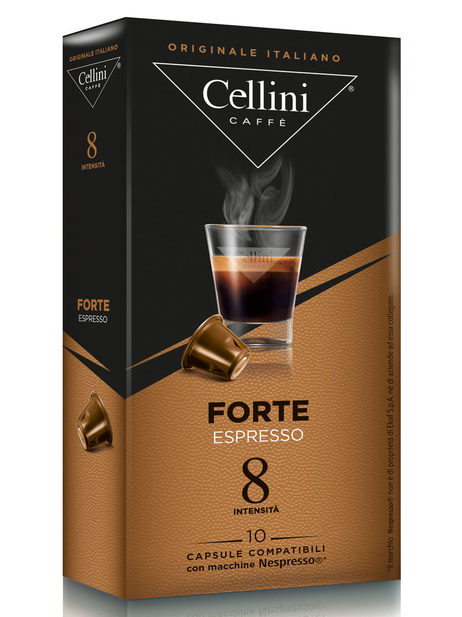 фото Кофе в капсулах cellini forte для кофемашин nespresso 10 шт