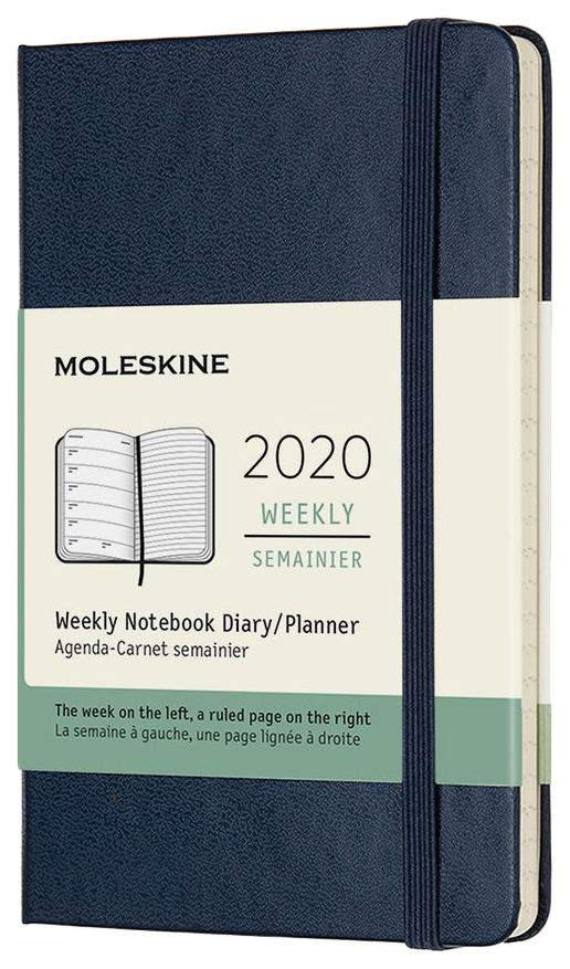 

Еженедельник MOLESKINE Classic WKNT Pocket DHB2012WN2 Синий сапфир