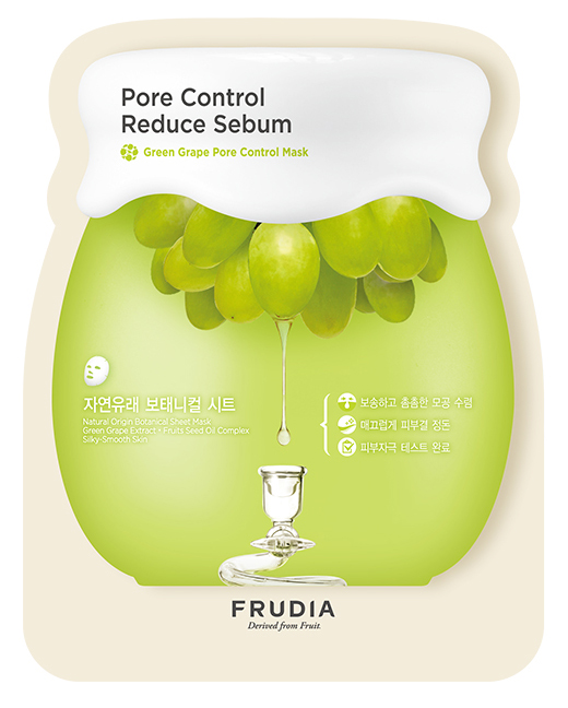 

Маска для лица Frudia Green Grape Pore Control Mask 27 мл, Green Grape Pore Control Mask