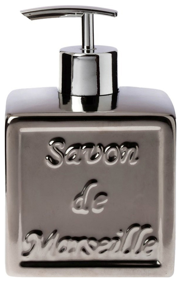 

Дозатор для жидкого мыла Spirella Savon de marseille Черный, De Marseille