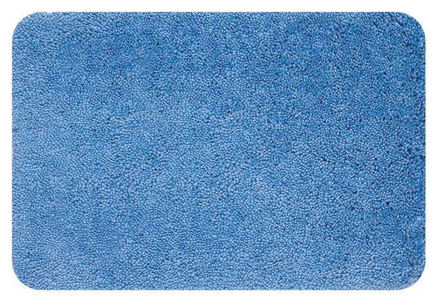 фото Коврик для ванной spirella highland голубой 70x120 см
