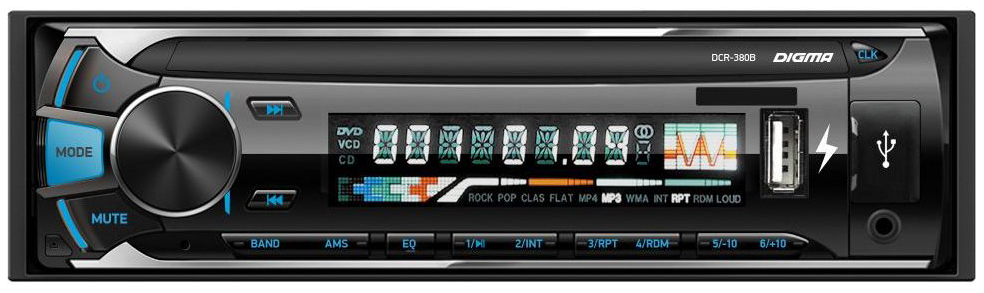

Автомобильная магнитола DIGMA DCR-380R, DCR-380R