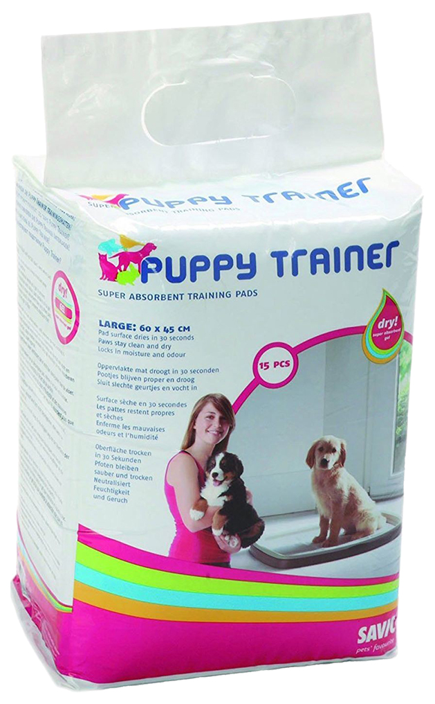 

Пеленки для собак одноразовые Savic Puppy Trainer 60 x 45 см, 15 шт, Puppy Trainer
