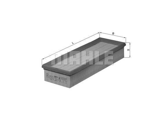 фото Фильтр воздушный knecht lx 143 mahle/knecht