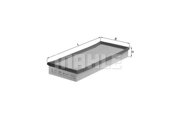 фото Фильтр воздушный knecht lx 662 mahle/knecht