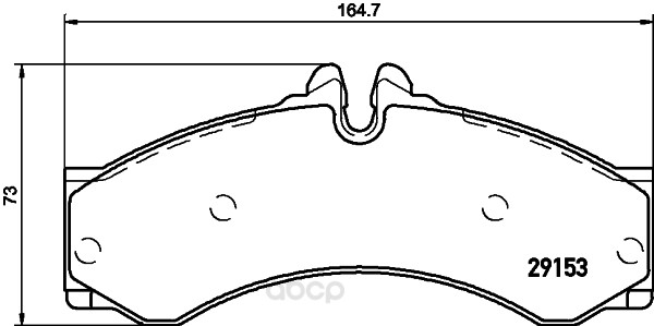 

Комплект тормозных колодок Hella 8DB355005391
