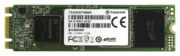 

SSD диск Transcend MTS800S 32ГБ (TS32GMTS800S), MTS800S