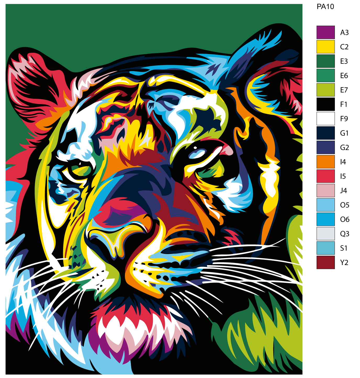 

Картина по номерам, 40 x 50, PA10, PA10