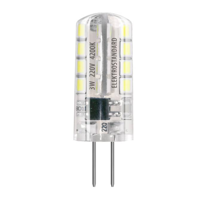 

Лампа светодиодная Elektrostandard G4 SMD 3W AC 220V 360° 3300K