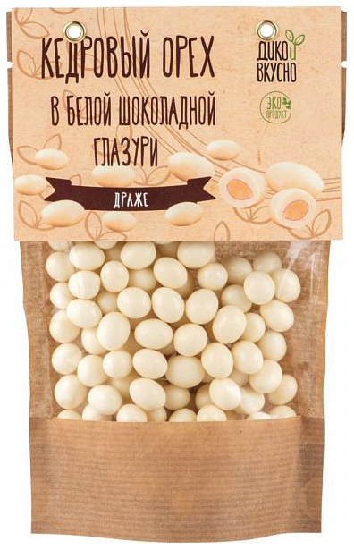 

Кедровый орех Дико Вкусно в белой шоколадной глазури 150 г