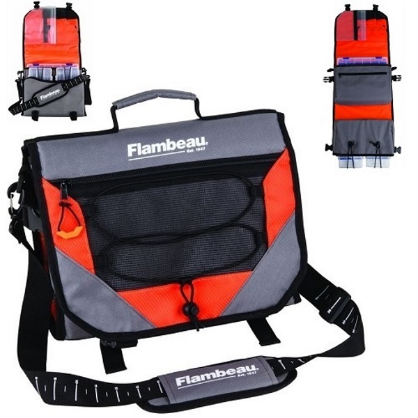 Рыболовная сумка с коробками Flambeau Ritual 43S On-The-Fly Satchel, 6 отделений