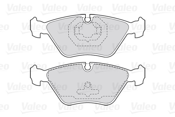 

Комплект тормозных дисковых колодок Valeo 301616