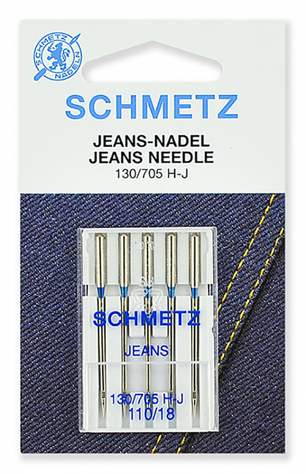 

Иглы для джинсы Schmetz 130/705H-J № 110, 5 шт,