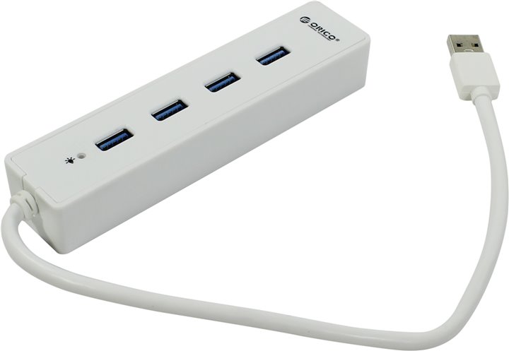 

USB-концентратор Orico W8PH4 USB 3,0 (White), W8PH4-WH USB 3,0