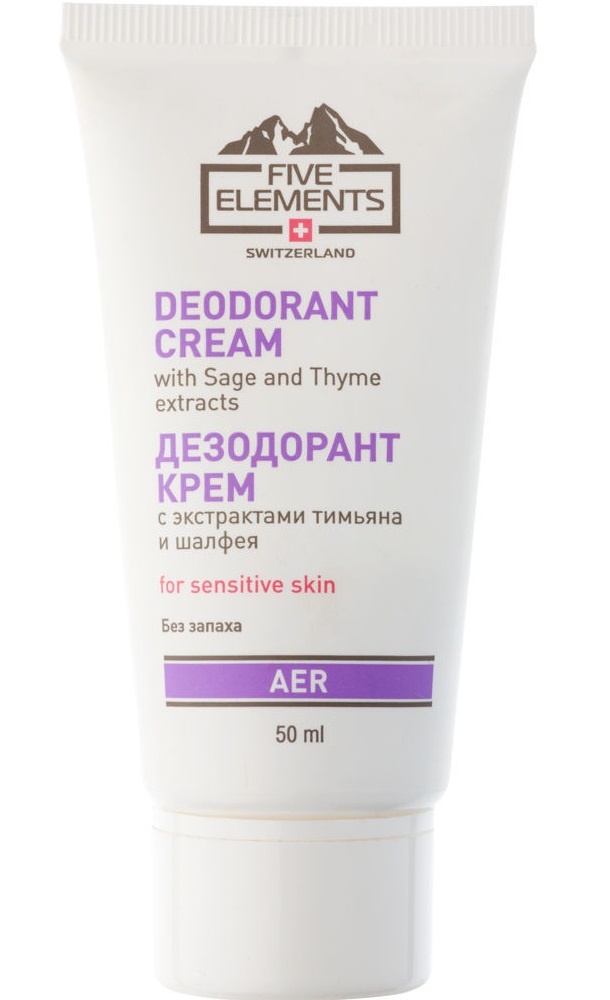 фото Крем для лица five elements aer deodorant cream