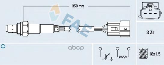 фото Лямбда-зонд fae 77390