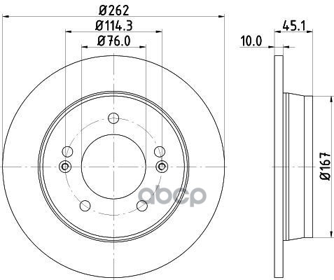 фото Тормозной диск nisshinbo nd6061k