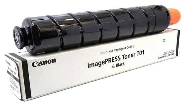 Тонер для копировального аппарата Canon T01 BK (8066B001) черный, оригинал