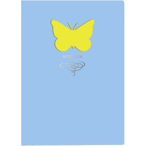 фото Книга для записей "butterfly" а6+, 80л nobrand